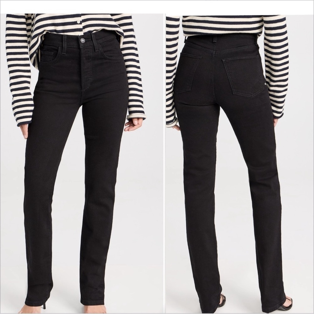 Favorite Daughter The Vivi High Rise Straight Leg Jeans kingsley